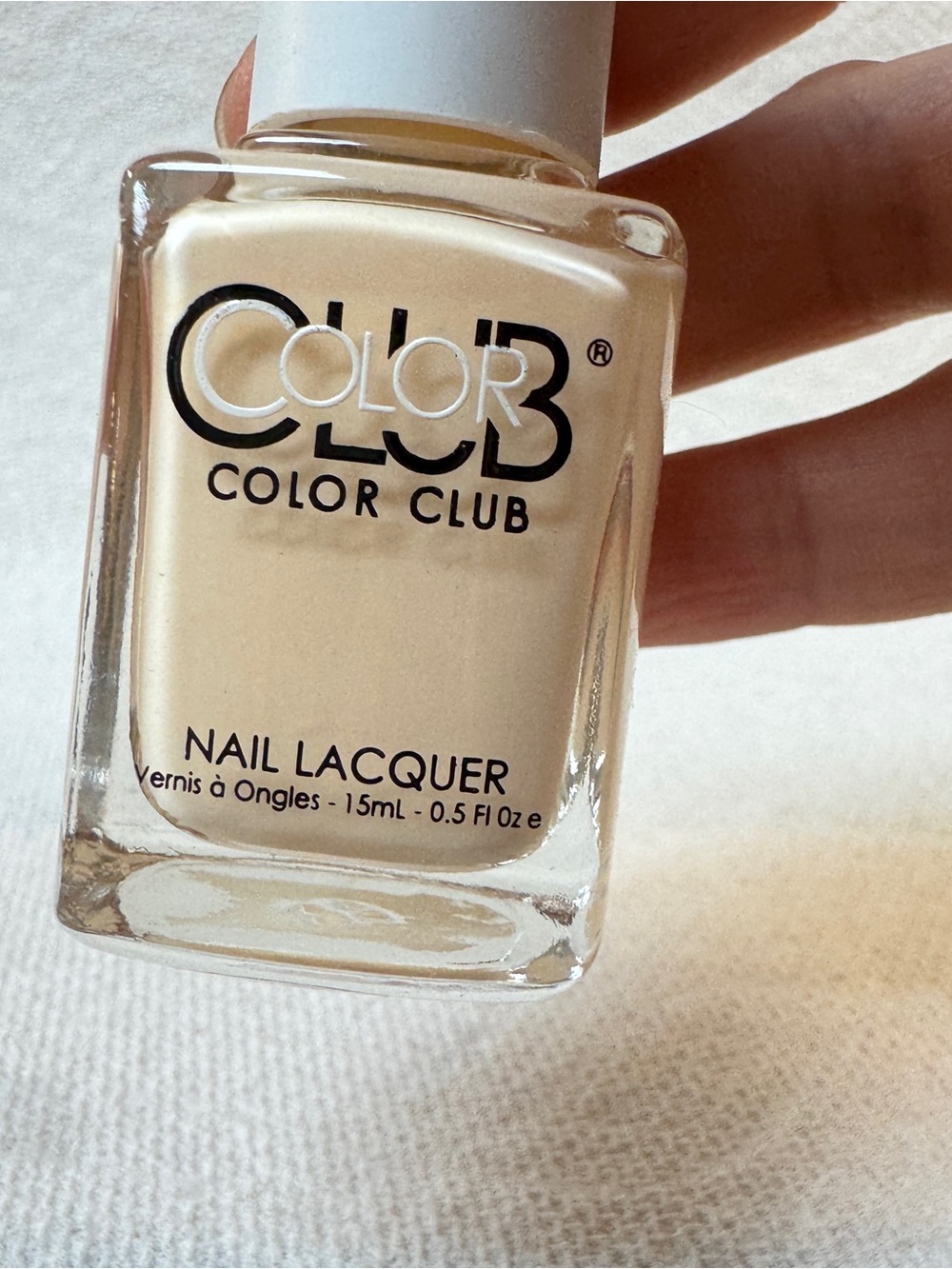 Color Club Nail Lacquer - AN33 Disco’s not Dead - soft beige apricot new